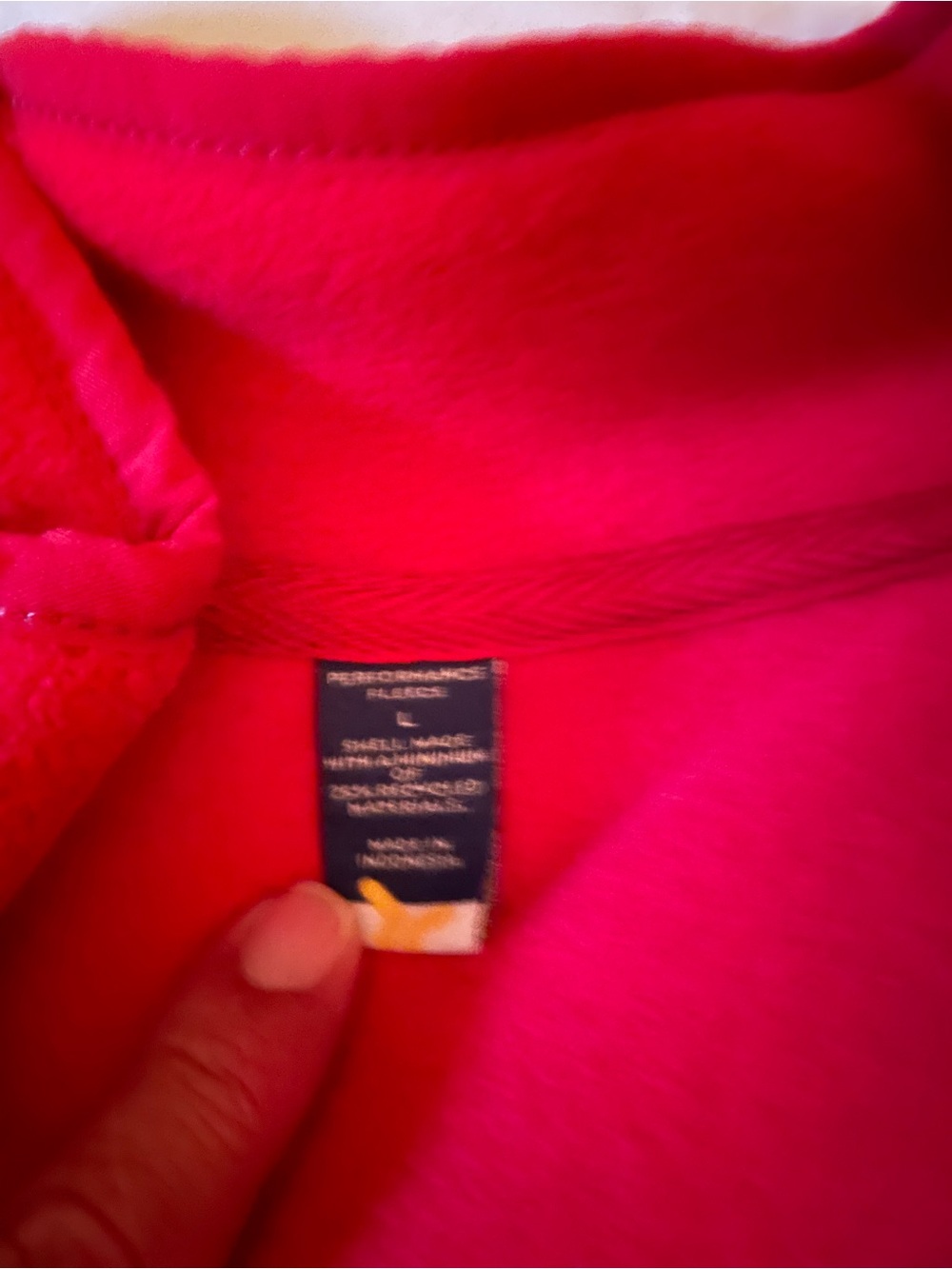 Old Navy Hot Pink Performance Fleece Sweatshirt